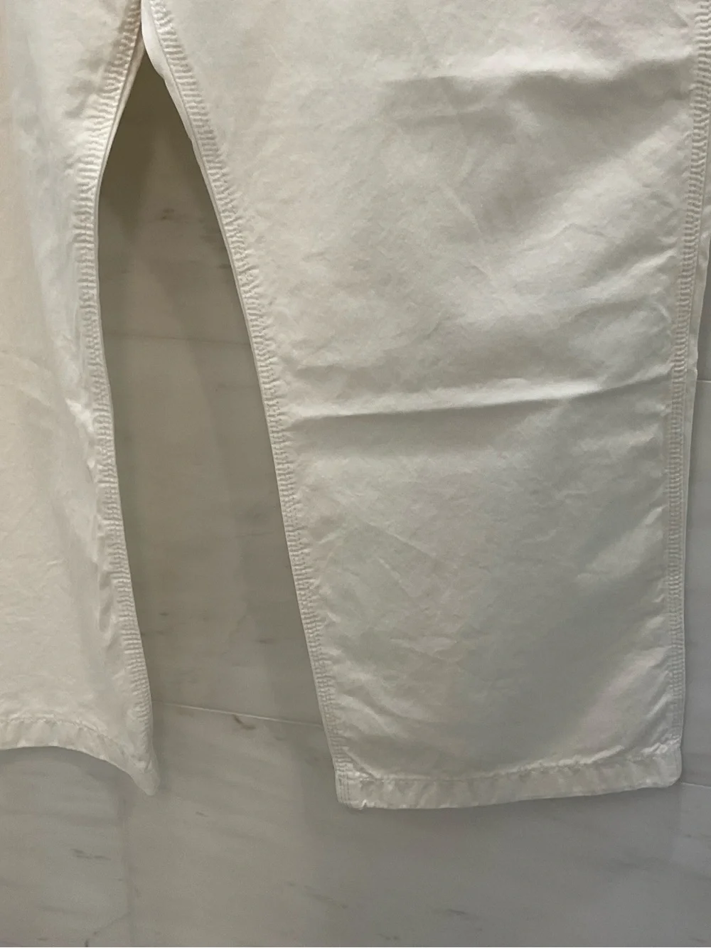 Polo Ralph Lauren Deckwash White Dungaree Fit Twill Carpenter Pants sz 38-30 T73